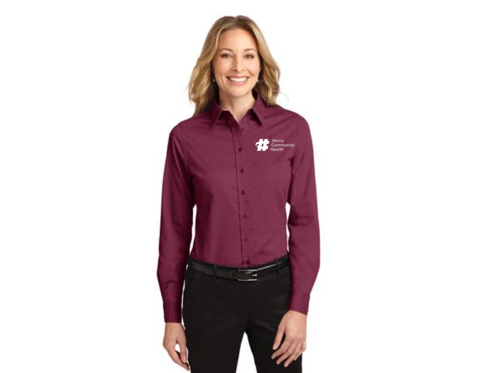 L608 Port Authority® Ladies Long Sleeve Easy Care Shirt. L608