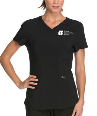 CK623A Infinity V-Neck Top