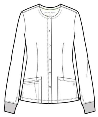 5500 HH Works Megan Button Front Jacket