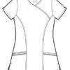2525 HH Works Madison Mock Wrap Top - Image 2