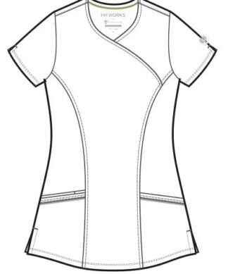 2525 HH Works Madison Mock Wrap Top