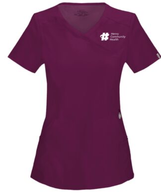 2625A Infinity Mock Wrap Top