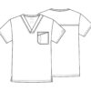 4743 Core Stretch Men's V-Neck Top - Image 2