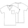 4777 Originals Unisex 1 Pocket V-Neck Tunic - Image 2