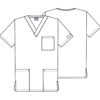 4876 Originals Unisex 3 Pocket V-Neck Top - Image 2
