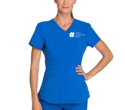 CK623A Infinity V-Neck Top
