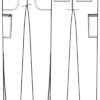 CKA184 Allura Mid Rise Tapered Leg Drawstring Pant - Image 2