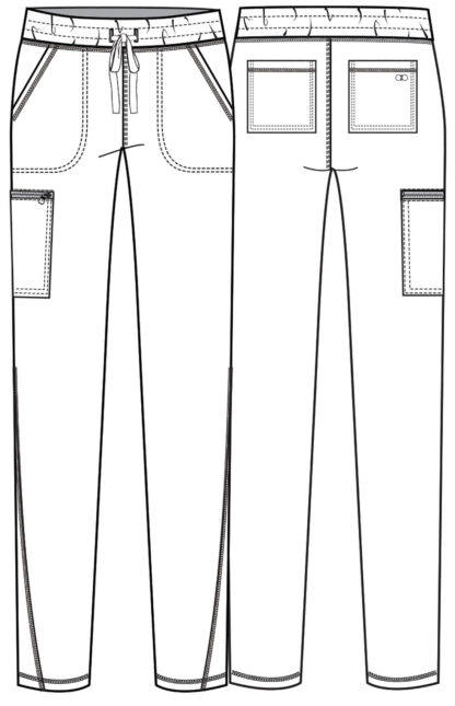 CKA184 Allura Mid Rise Tapered Leg Drawstring Pant