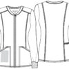 CKA384 Allura Zip-Front Jacket - Image 2