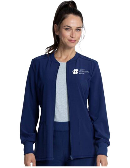 CKA384 Allura Zip-Front Jacket