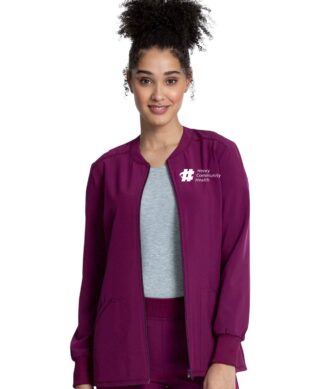 CKA384 Allura Zip-Front Jacket