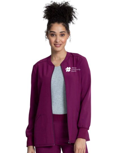 CKA384 Allura Zip-Front Jacket