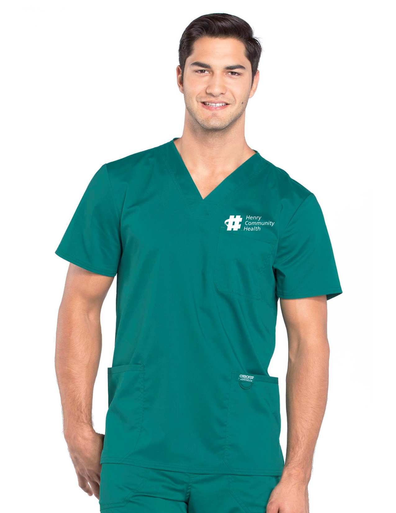 WW670 Revolution Men's V-Neck Top Hunter