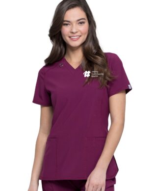 CK865A Infinity V-Neck Top