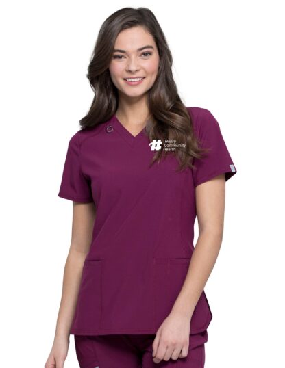 CK865A Infinity V-Neck Top