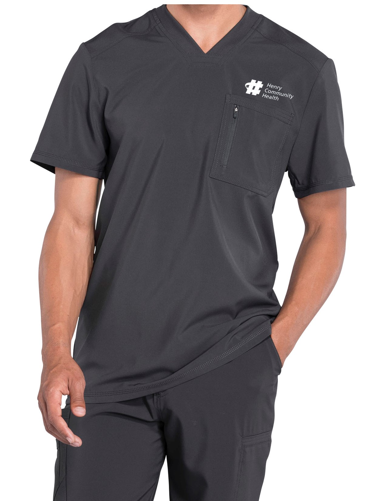 CK910A Infinity Men's V-Neck Tuckable Top