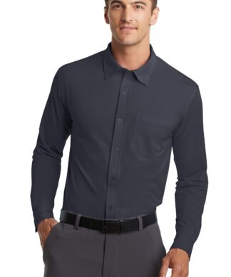 Port Authority Dimension Knit Dress Shirt. K570