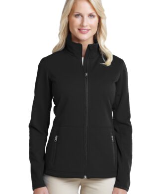 Port Authority Ladies Pique Fleece Jacket. L222