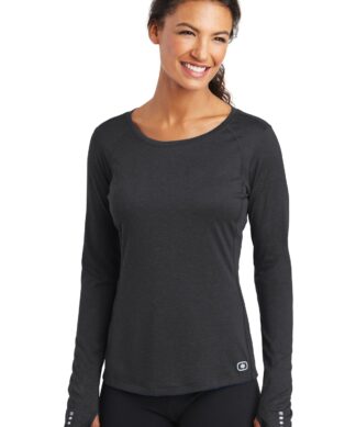 OGIO ENDURANCE Ladies Long Sleeve Pulse Crew. LOE321
