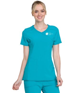 2625A Infinity Mock Wrap Top
