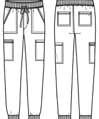 CKA189 Allura Mid Rise Jogger Pant