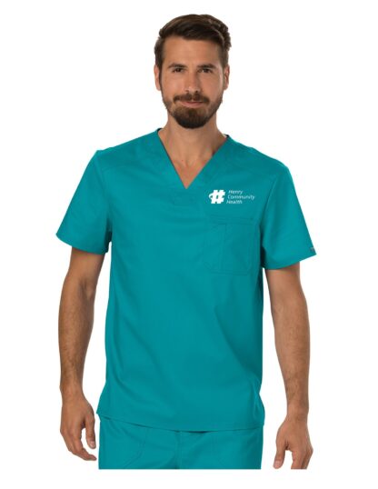 WW690 Revolution Men's One Pocket V-Neck Top