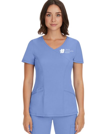 2525 HH Works Madison Mock Wrap Top