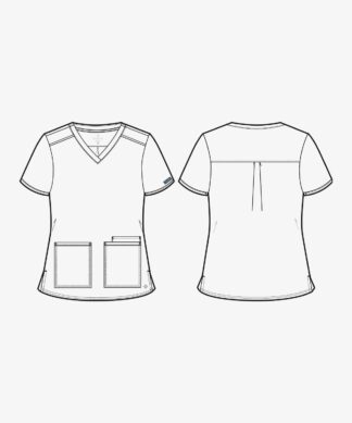 MC2411 Med Couture Insight Women's 3 Pocket Top