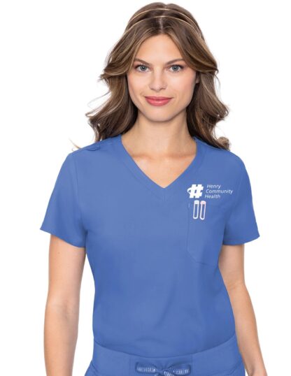 MC2432 Med Couture Insight Women's One Pocket Tuck-In Top