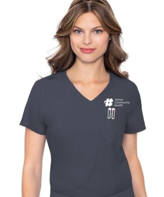 MC2432 Med Couture Insight Women's One Pocket Tuck-In Top