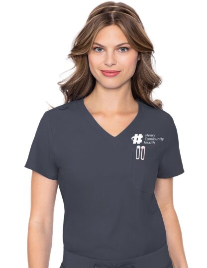 MC2432 Med Couture Insight Women's One Pocket Tuck-In Top