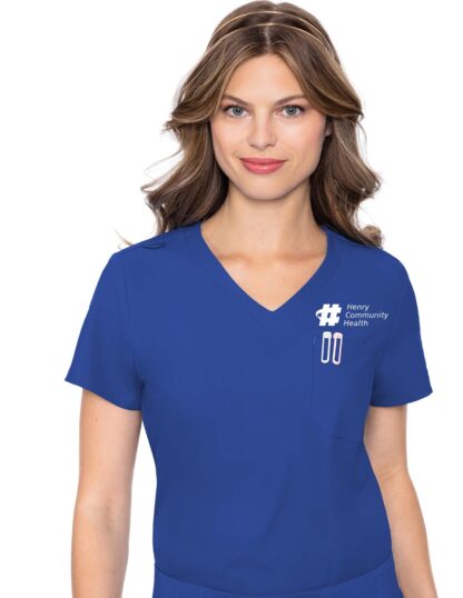 MC2432 Med Couture Insight Women's One Pocket Tuck-In Top