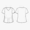 MC2468 Med Couture Insight Women's Side Pocket Top - Image 2