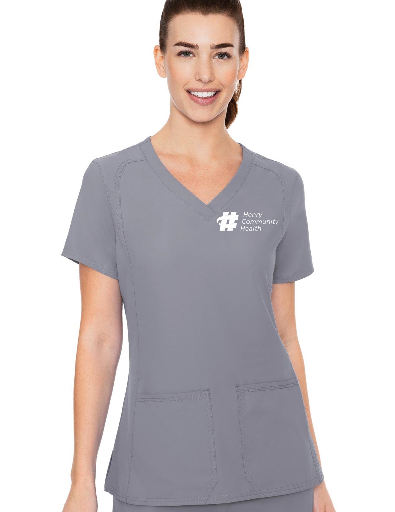 MC2468 Med Couture Insight Women's Side Pocket Top