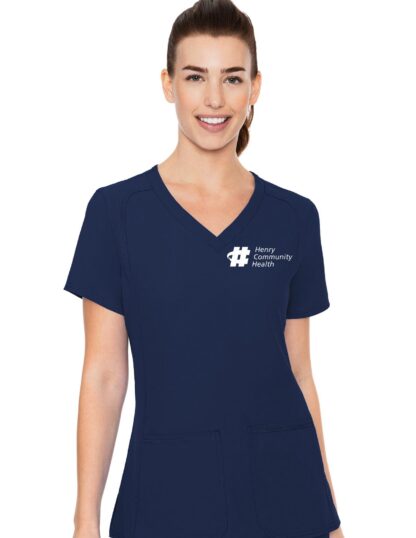 MC2468 Med Couture Insight Women's Side Pocket Top