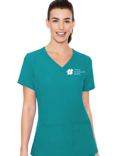 MC2468 Med Couture Insight Women's Side Pocket Top