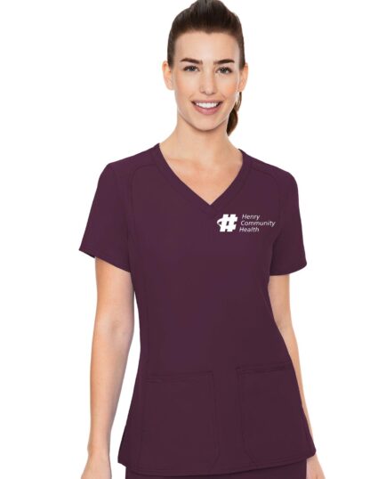 MC2468 Med Couture Insight Women's Side Pocket Top
