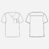 MC2478 Med Couture Insight Men's 1 Pocket Top - Image 2