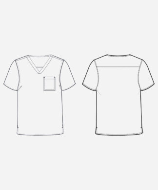 MC2478 Med Couture Insight Men's 1 Pocket Top