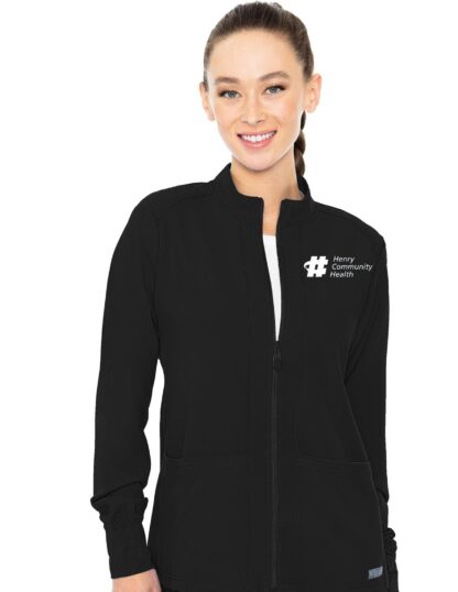 MC2660 Med Couture Insight Women's Zip Front Warm-Up With Shoulder Yokes