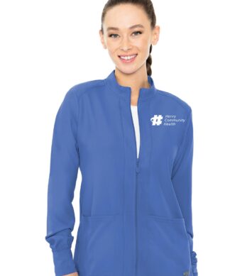 MC2660 Med Couture Insight Women's Zip Front Warm-Up With Shoulder Yokes