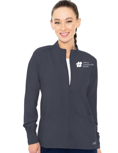 MC2660 Med Couture Insight Women's Zip Front Warm-Up With Shoulder Yokes