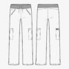 MC2702 Med Couture Insight Women's Zipper Pant - Image 2