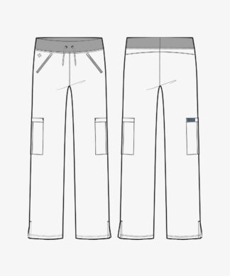 MC2702 Med Couture Insight Women's Zipper Pant