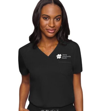 MC7448 Med Couture Touch Women's V-Neck Tuck In