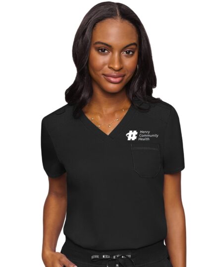 MC7448 Med Couture Touch Women's V-Neck Tuck In