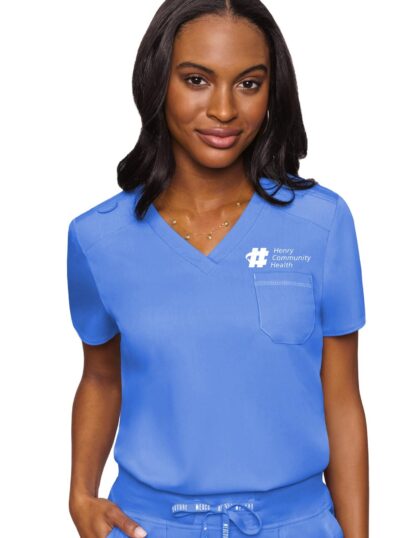 MC7448 Med Couture Touch Women's V-Neck Tuck In