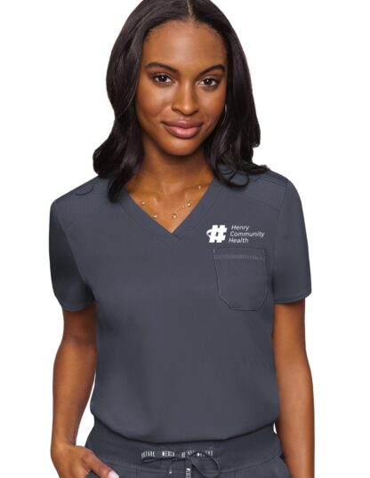 MC7448 Med Couture Touch Women's V-Neck Tuck In
