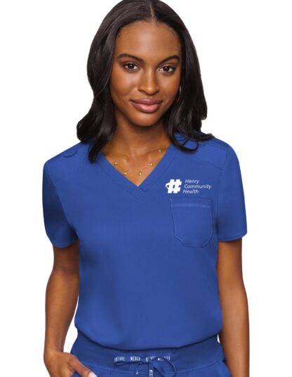 MC7448 Med Couture Touch Women's V-Neck Tuck In