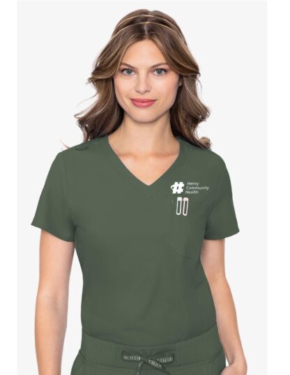 MC2432 Med Couture Insight Women's One Pocket Tuck-In Top